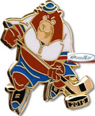 Значок талисман чемпионата мира по хоккею -2019 Словакия